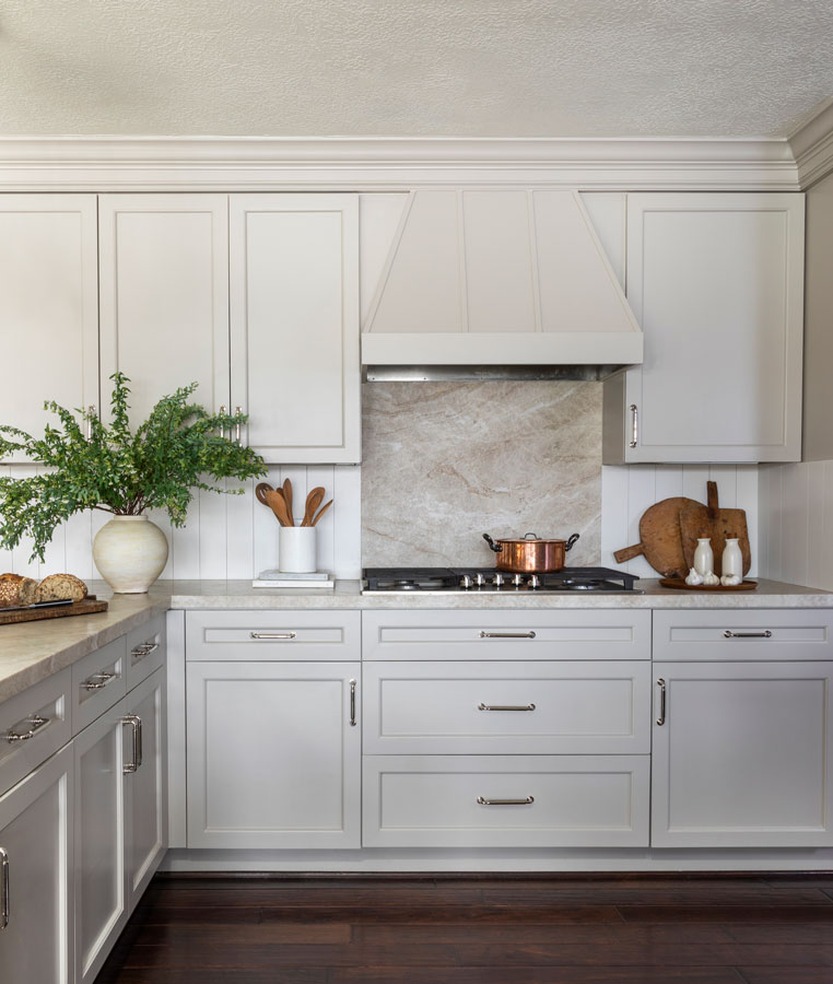 Taupe Transitional Kitchen